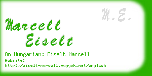 marcell eiselt business card